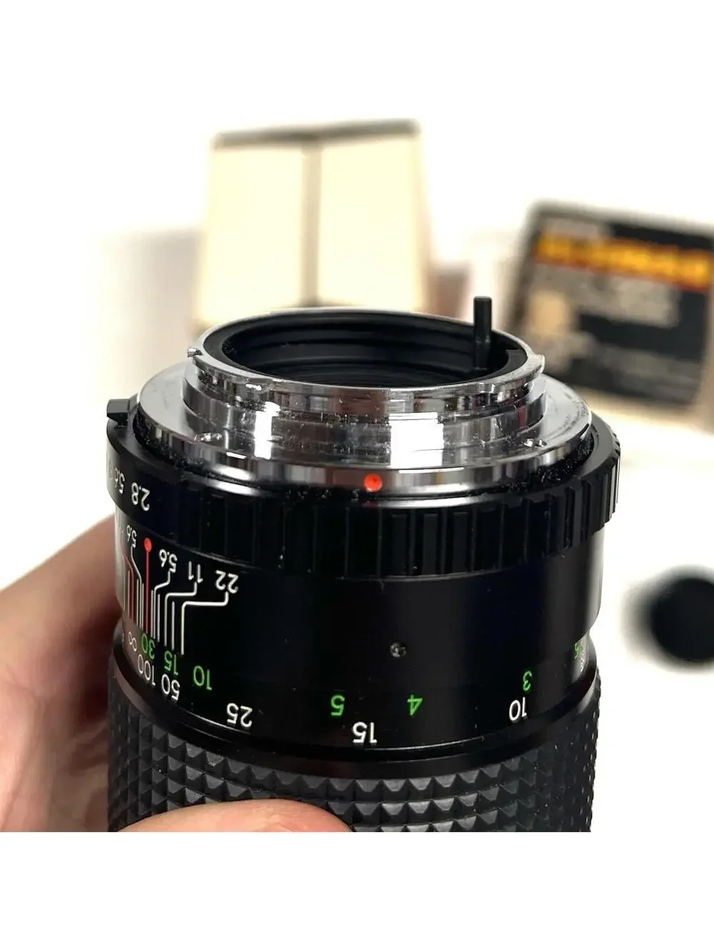 Super Albinar auto 1:2.8 f=135 52 coated 831189 13528 minolta MD Camera Lens VTG